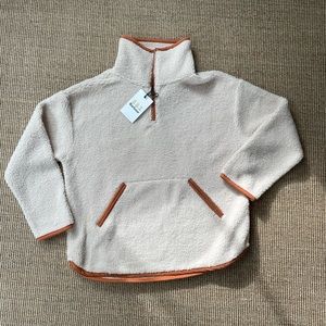 Barbour Wildsmith Popover Fleece Jacket sz 6 NWT